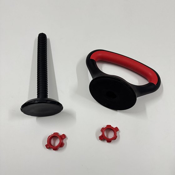Kettlebell handle plastic-coated environmentally friendly dumbbell kettle lift connector nut dumbbell accessories adjustable weight fitness push-ups