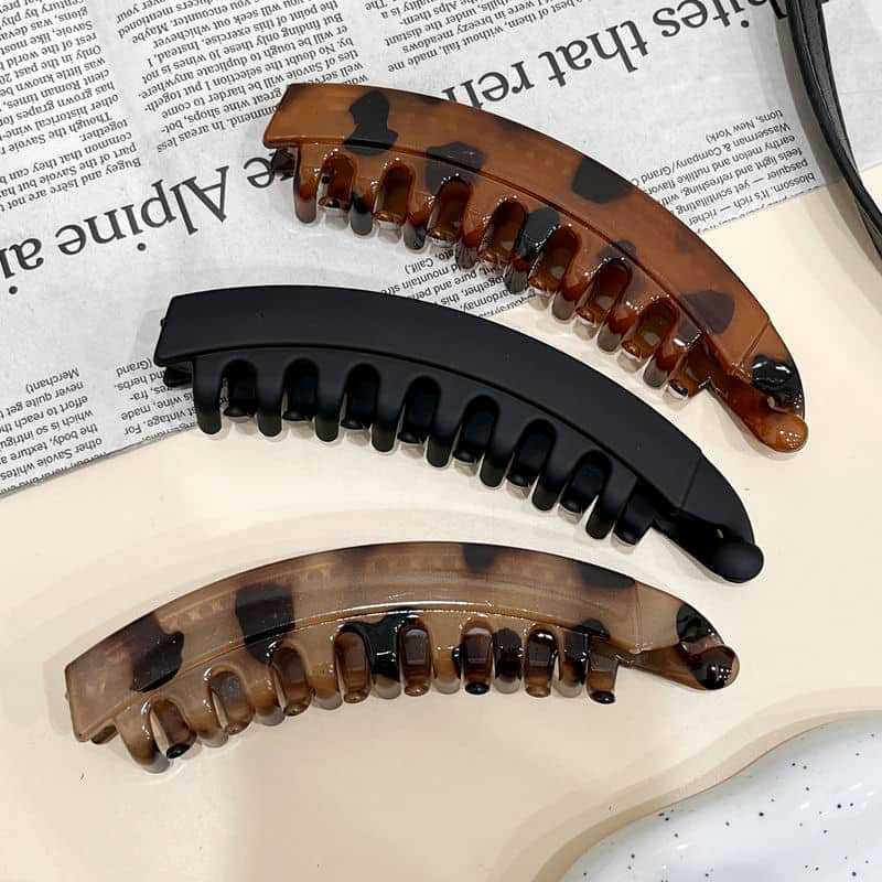 【下单立减50】网红气质高马尾香蕉夹显发量蓬松神器马尾夹_HL - 图1