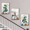 Modern decorative painting staircase Nordic beautiful decorative painting