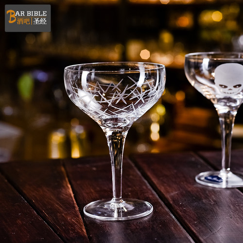 酒吧调酒 水晶宽口香槟杯阔口鸡尾酒杯宽口香槟鸡尾酒杯起泡酒杯 - 图3