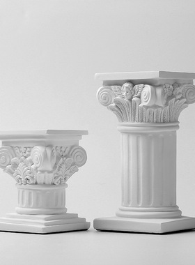 树脂罗马柱树脂雕像摆件欧式树脂天使树脂电视柜摆件家居软装摆台