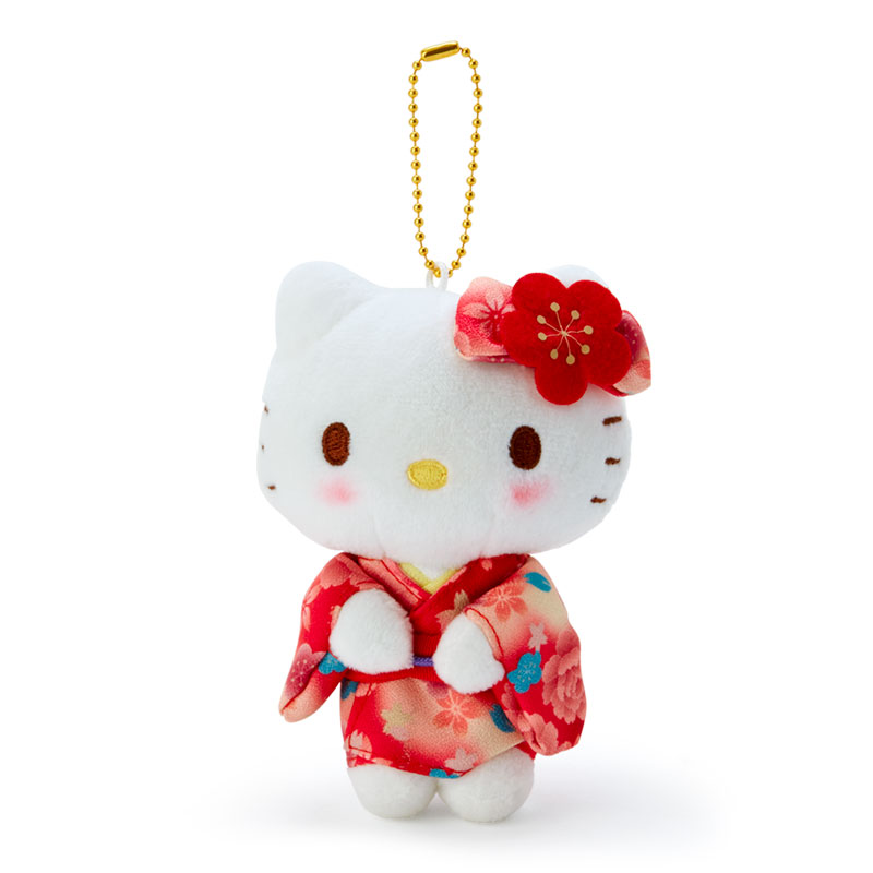 定金预售日本三丽鸥和服可站立美乐蒂挂件玩偶挂饰公仔hellokitty - 图1