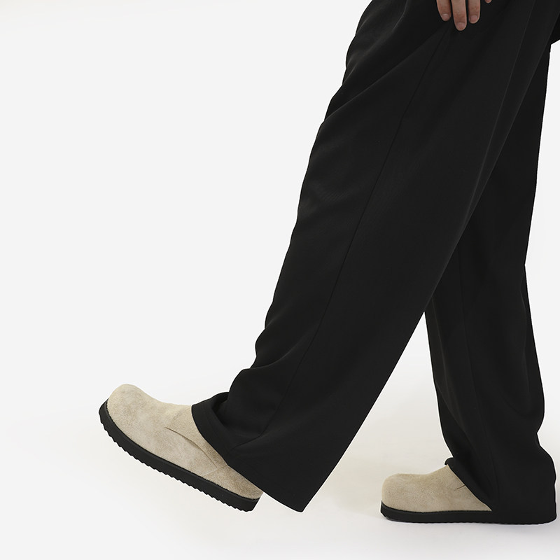 小众设计款欧美风反绒牛皮一脚蹬包头勃肯老钱风乐福穆勒懒人拖鞋,淘宝优惠券,粉丝福利购,淘宝优惠卷