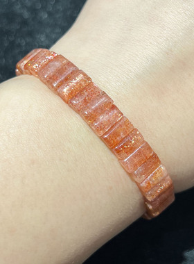 天然金草莓手串时尚小清新