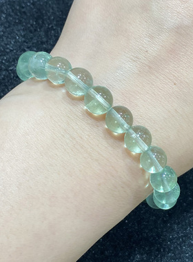 天然绿萤石手串时尚小清新百搭