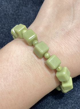 天然阿拉善方糖手串时尚小清新