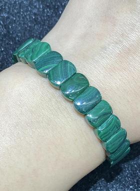 天然孔雀石手串时尚小清新