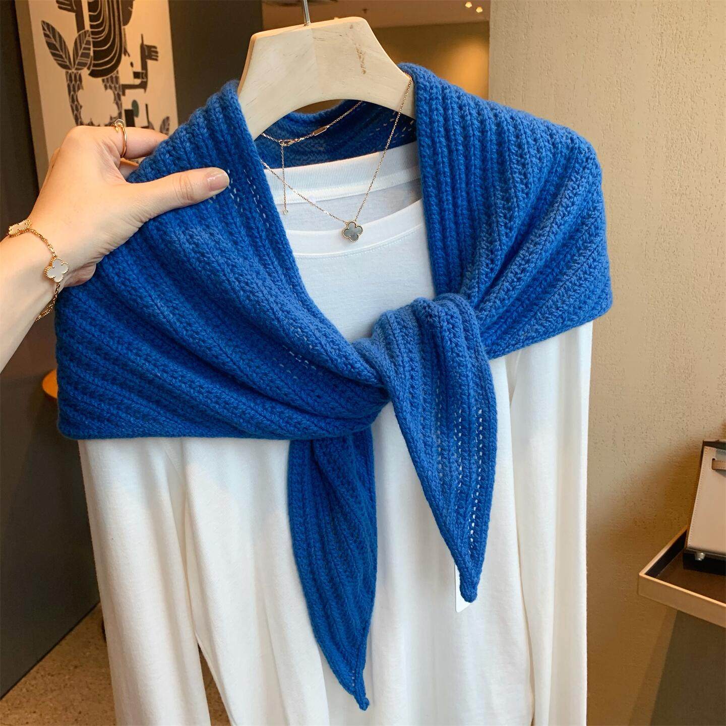 马尔斯绿100%澳洲纯羊毛三角巾披肩围巾女秋冬季韩版百搭保暖围脖,淘宝优惠券,粉丝福利购,淘宝优惠卷