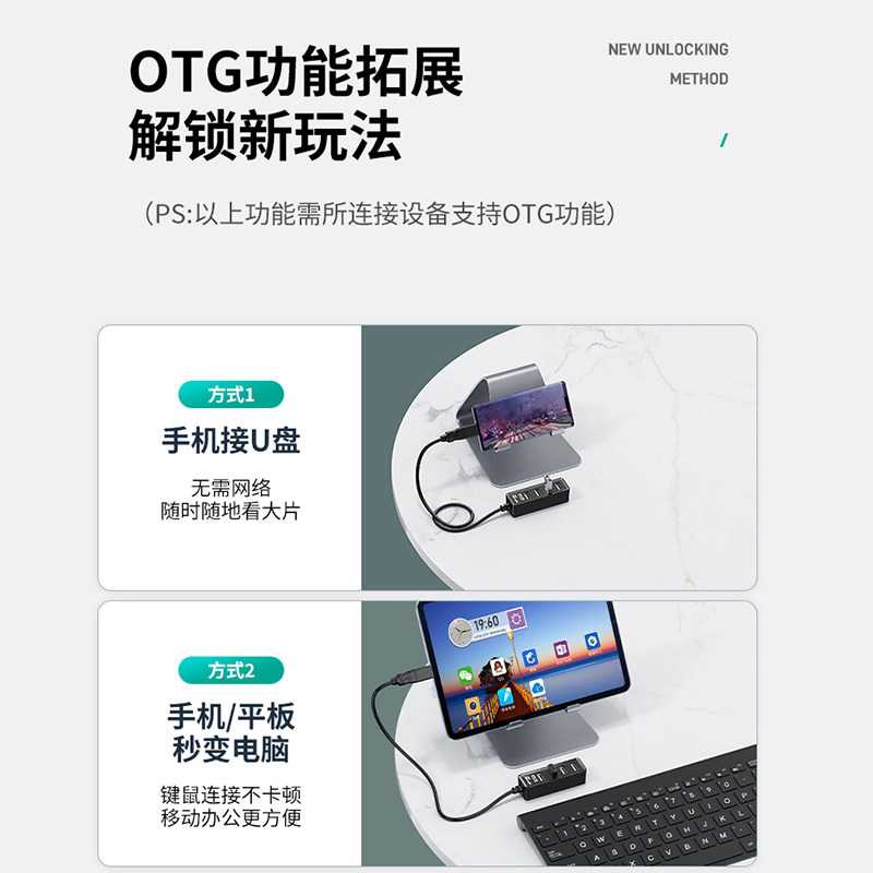 迈拓维矩 MT-214 4口USB分线器一拖四 笔记本USB扩展坞 电脑转换USB HUB多口 usb3.0集线器扩展器,淘宝优惠券,粉丝福利购,淘宝优惠卷