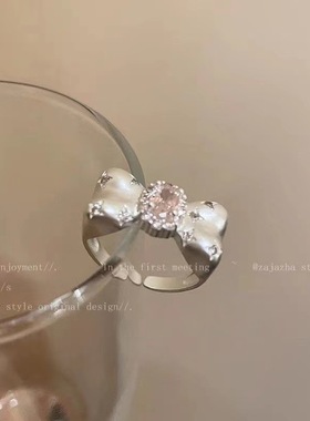 甜心公主~蝴蝶结戒指女2025年