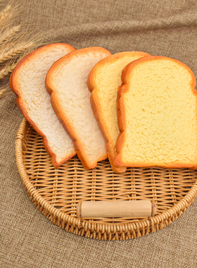 pu防真吐司摆件，美拍随处可用。