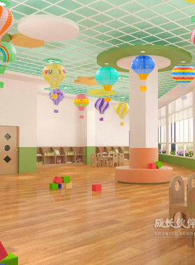 幼儿园装饰环境布置球纸质热气球