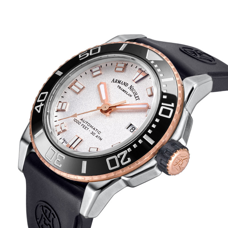 瑞士艾美达Armand Nicolet 运动系列A480ASN-AS-GG4710N 机械男表