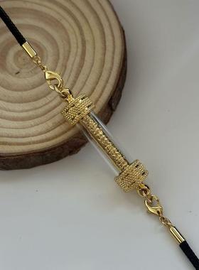 泰国加强版本命年佩戴男女款黑挂绳双头符管蛇年送礼父母亲带卡片