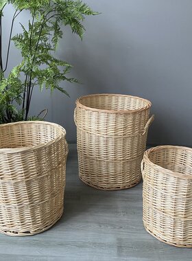 柳编收纳篮收纳筐店铺开业插花篮