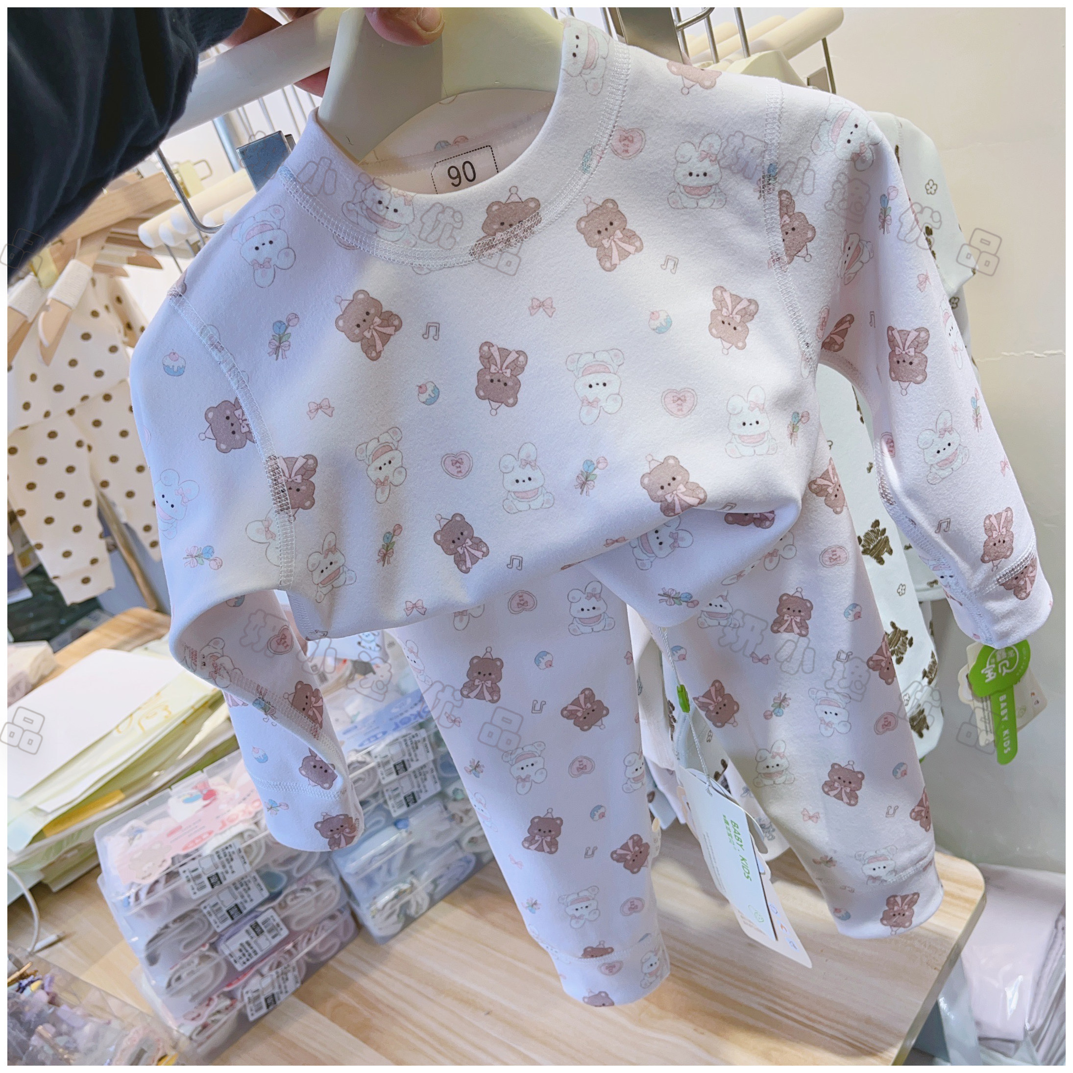 女童卡通德绒收口中领家居服儿童保暖睡衣套装宝宝秋衣裤舒适A类,淘宝优惠券,粉丝福利购,淘宝优惠卷