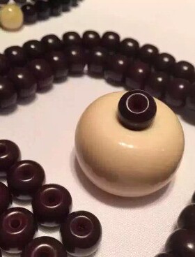 文玩古法菩提根精工礼品朱砂供