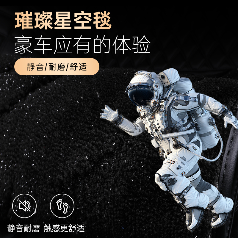 真皮全包围汽车脚垫星空地毯专用宝马5系奥迪A4A6L迈腾雅阁凯美瑞 - 图3