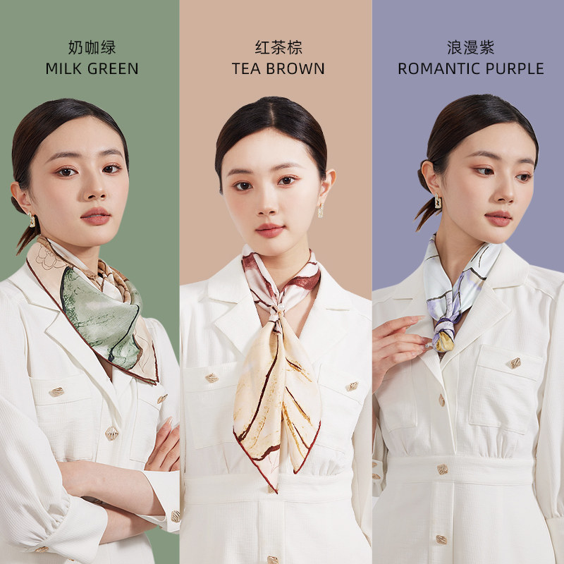 上海故事新款桑蚕丝送妈妈礼盒丝巾 上海故事旗舰围巾/丝巾/披肩