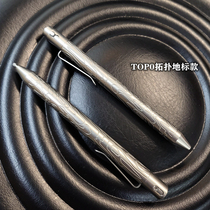 4 Double locking mechanical press Medium Pen Pure Titanium Alloy Schneider G2 refill Nottingham Nottingham