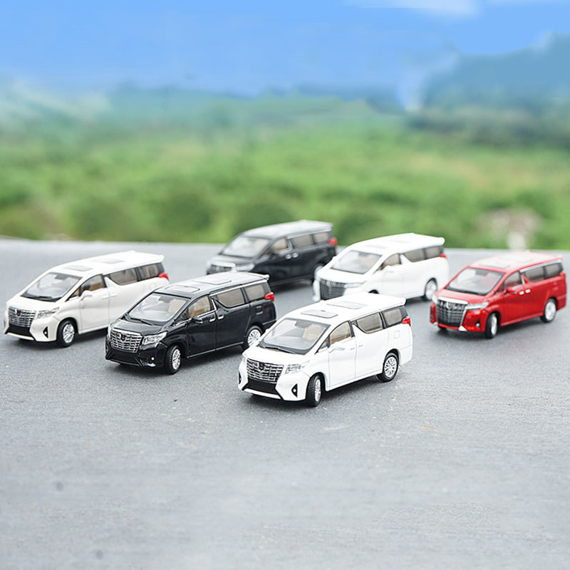 GCD1:64埃尔法Alphard MPV商务车保姆车合金仿真汽车模型收藏成人-图0