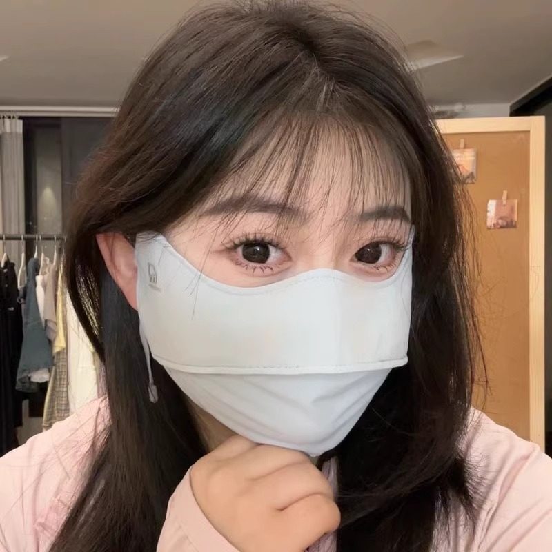 2025年新款加大版薄款口罩女冰感透气防紫外线春夏3D立体防晒面罩,淘宝优惠券,粉丝福利购,淘宝优惠卷