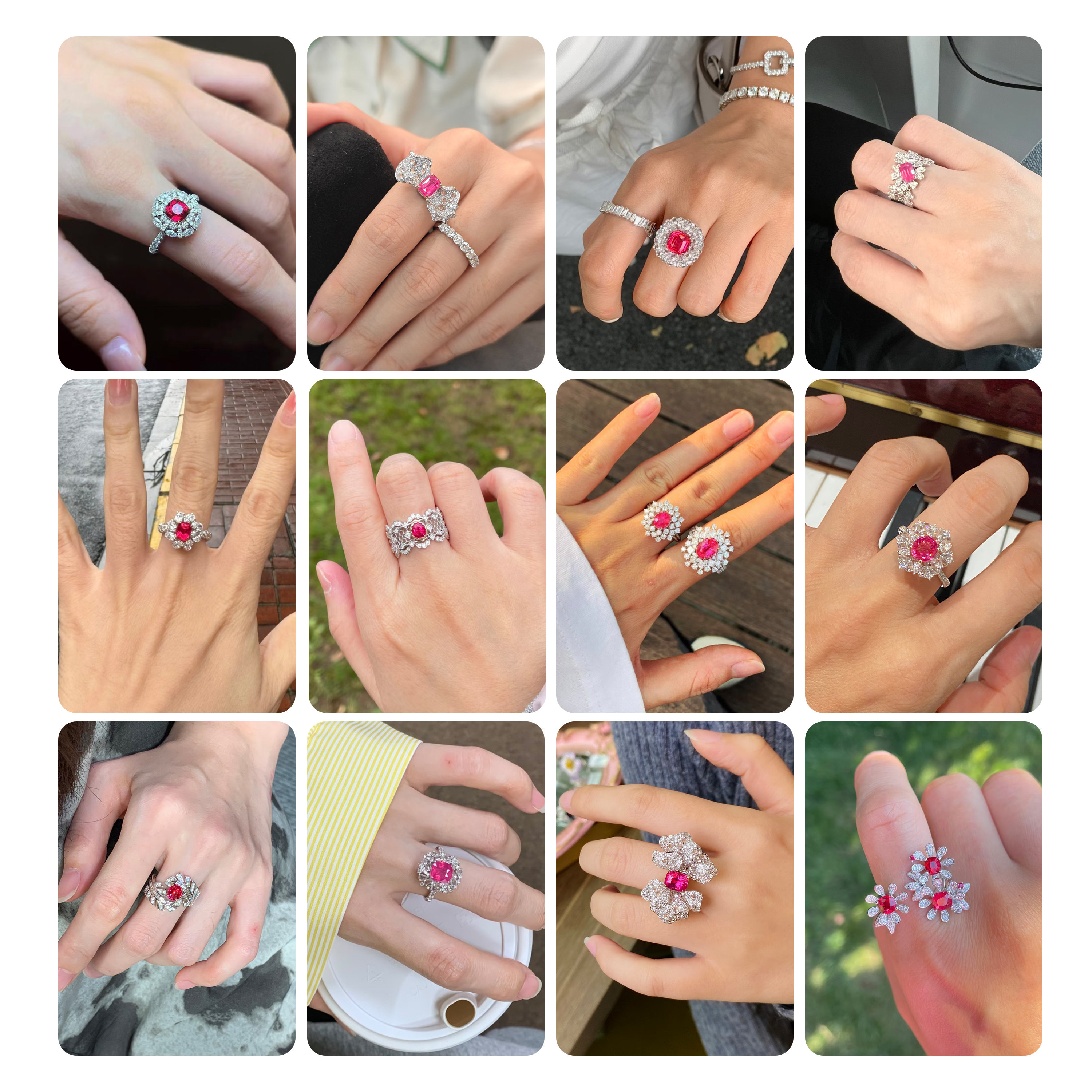 1克拉以下正红色尖晶石蛋枕形阿斯切裸石戒面镶嵌定制戒指手链新,淘宝优惠券,粉丝福利购,淘宝优惠卷