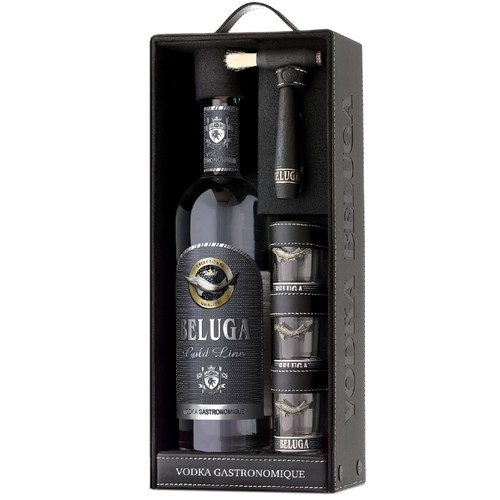 进口白鲸伏特加金银鲟鱼酒银鱼洋酒白酒鲸鱼酒吧俄罗斯风味BELUGA - 图3