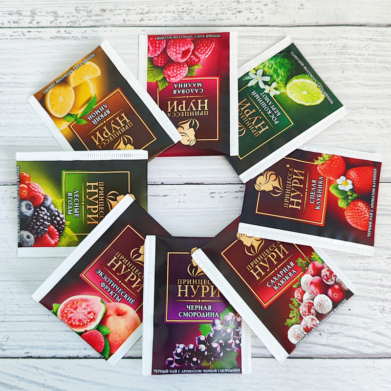 进口俄罗斯水果茶包HYPN公主花果红茶25茶包待客茶叶绳茶花茶正品 - 图3