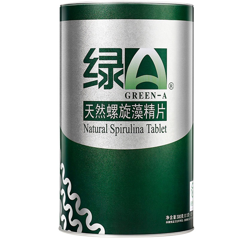 绿A天然螺旋藻精片600粒0.5g100小袋云南昆明丽江特产官方正品 - 图3