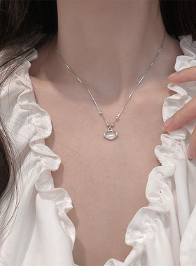 925银银女时尚项链不掉色