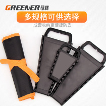 Green Forest Wrench Containing kit Canvas Dual-use ratchet wrench plastic holder accommodating tool