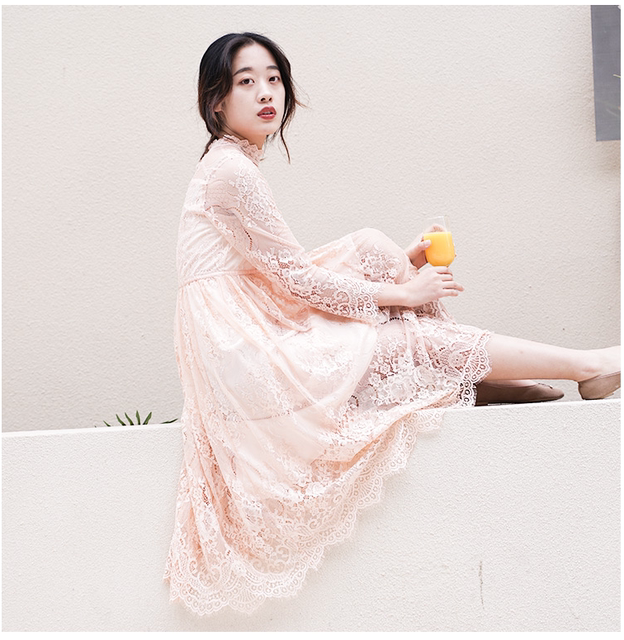 Pure original Japanese heavy industry lace lady