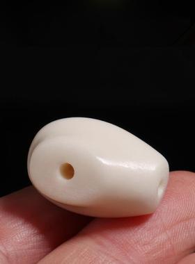 吉祥】鹿角三通鲨鱼背一体碑石佛头三通星月金刚百香籽108手串配