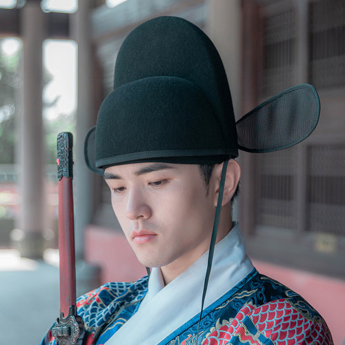 乌纱帽乌衣巷汉服帽子原创明制首服折上巾翼善冠男女配饰古代官帽 - 图2
