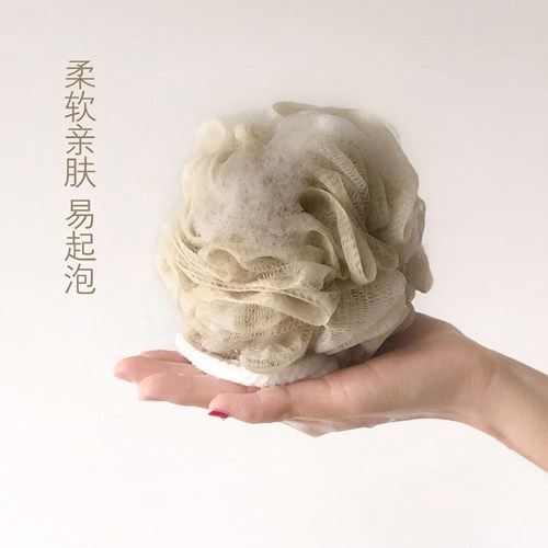 大号沐浴球洗澡球搓背搓澡巾起泡浴花洗浴用品可爱洗澡巾不散藻花 - 图0