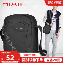 Mi Xi Mens Bag Single Shoulder Bag Men Sports Small Satchel Vertical mens bag Casual Bag Single Shoulder Diagonal Satchel Bag