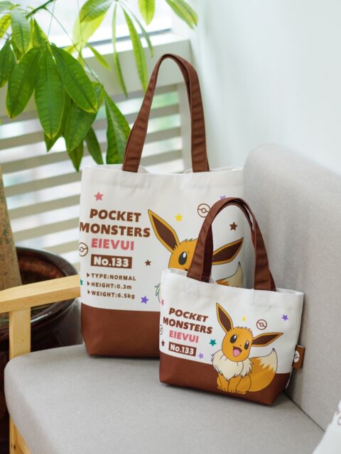 Pokémon Canvas Bag Pikachu Storage Shopping Bag