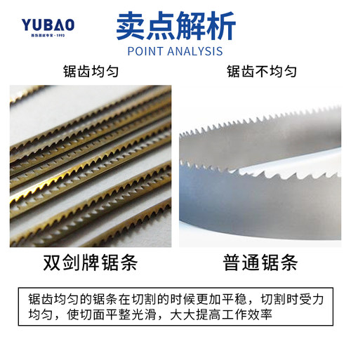 德国进口双剑锯条金属首饰切割拉花线锯条超细齿钢丝锯弓手工卓条 - 图0