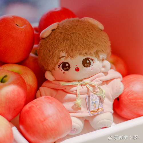是胡萝卜呀现货棉花娃娃衣服无属性20 15 10cm奶昔卫衣labubu可穿 - 图0