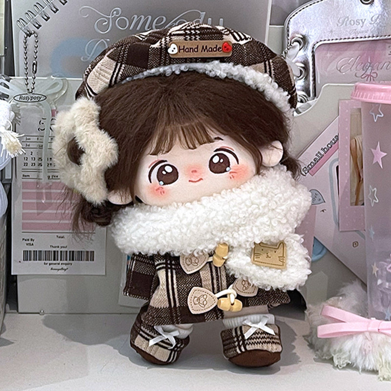 是胡萝卜呀红茶熊熊20cm棉花娃娃衣服正版无属性女款玩偶新年娃衣,淘宝优惠券,粉丝福利购,淘宝优惠卷