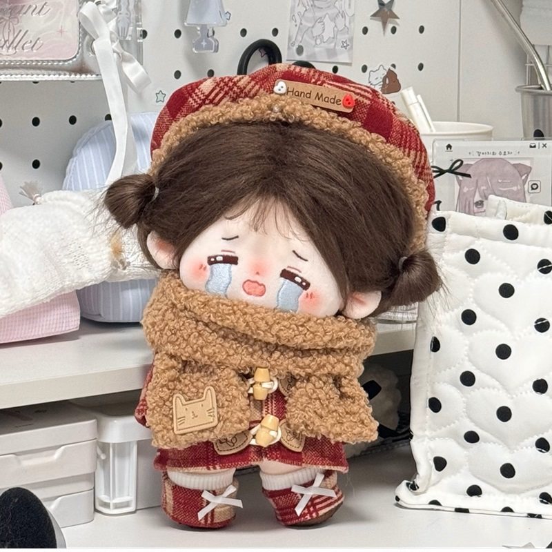 是胡萝卜呀红茶熊熊20cm棉花娃娃衣服正版无属性女款玩偶新年娃衣,淘宝优惠券,粉丝福利购,淘宝优惠卷