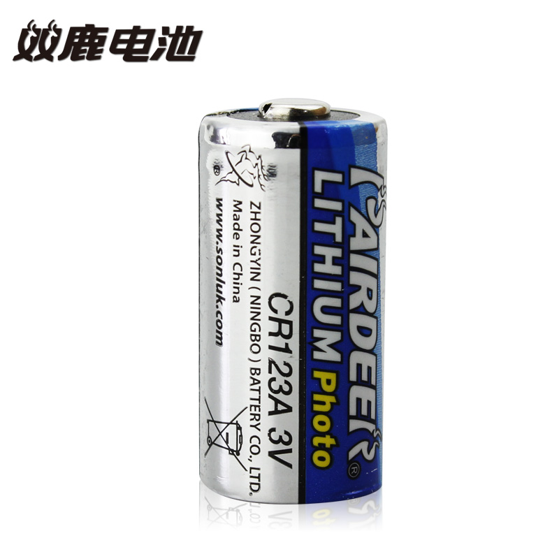 双鹿CR123A电池123+锂电池日本三洋技术CR17345一次性3v相机闪光灯烟雾报警器水表电表仪器不可充电3v锂电池 - 图3