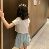 Летние штаны, приталенные шорты, свободный крой, А-силуэт