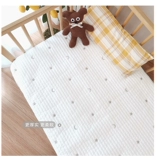 Детская хлопковая простыня для новорожденных, детский стеганый матрас, покрывало, кроватка, увеличенная толщина