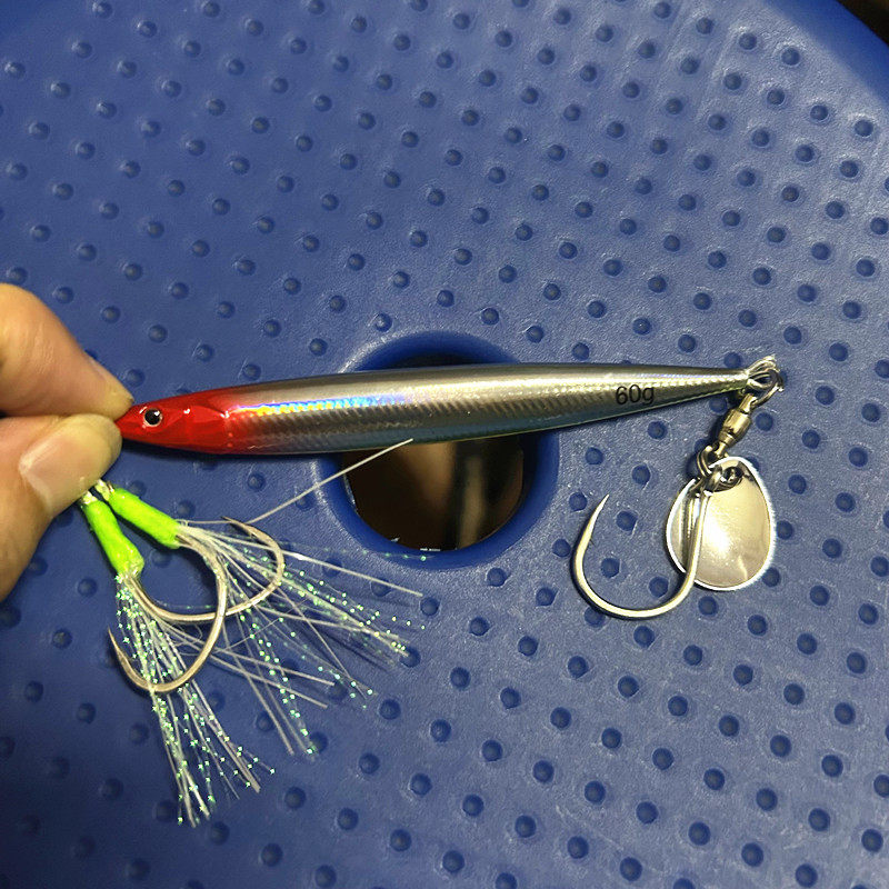 海洋船钓3d快抽夜光肚铁板路亚饵60g/80g/100g速沉马鲛海狼假饵,淘宝优惠券,粉丝福利购,淘宝优惠卷