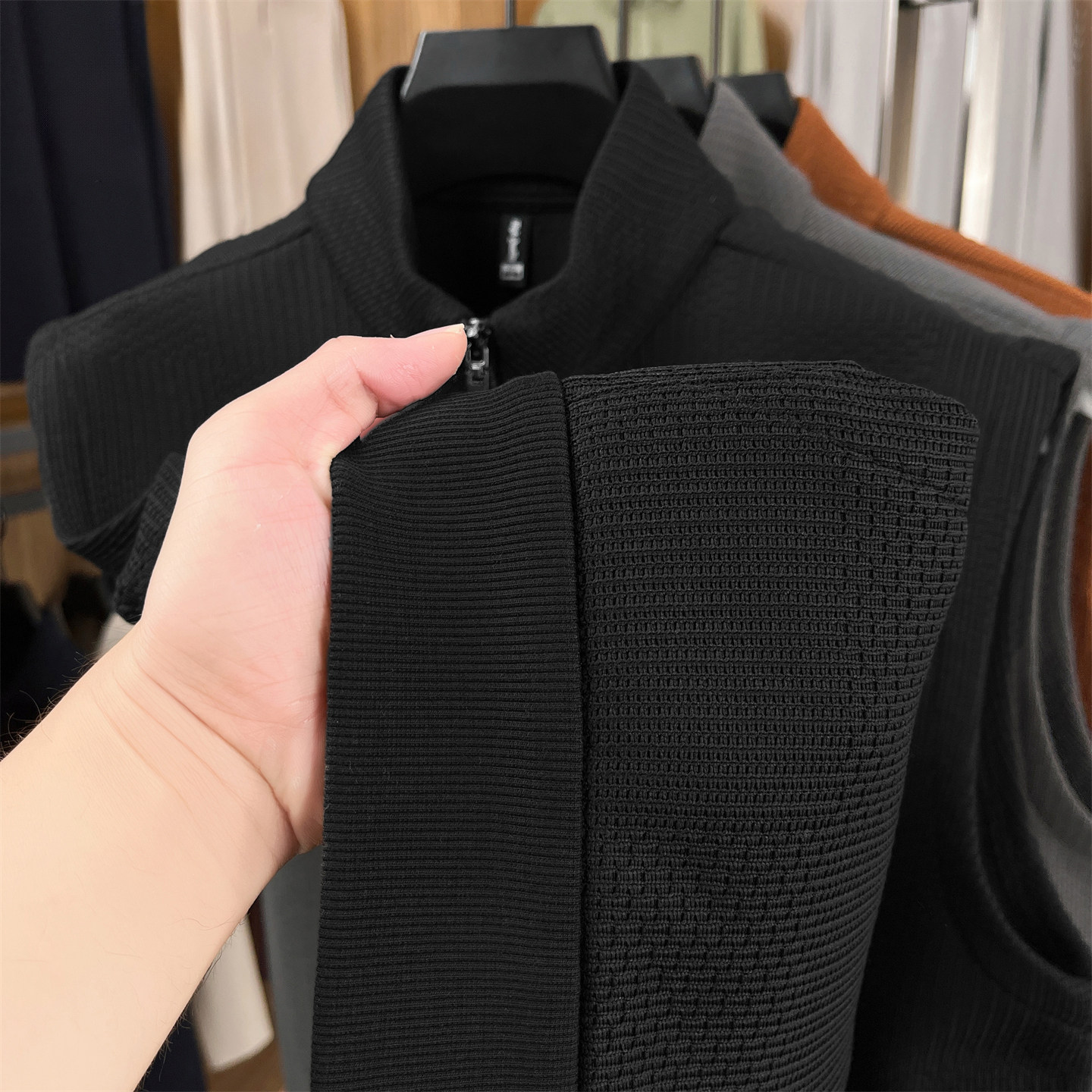 高端立领男士马甲加绒加厚拉链开衫秋冬季2025新款中年上衣外穿,淘宝优惠券,粉丝福利购,淘宝优惠卷
