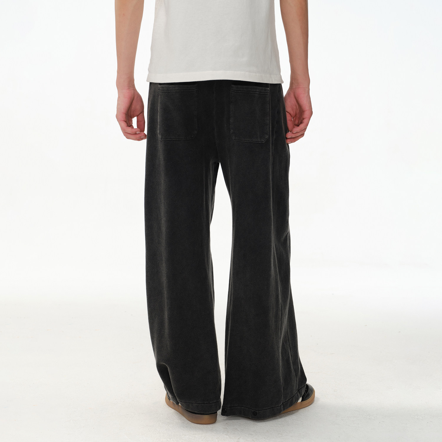 BIPOLAR分割收口卫裤休闲美式运动宽松阔腿街头嘻哈跳舞长裤男女,淘宝优惠券,粉丝福利购,淘宝优惠卷