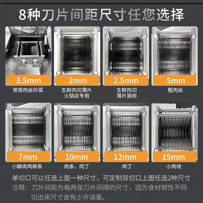 多功能绞肉机商用不锈钢全自动大功率柜式绞切一体机包邮 - 图2