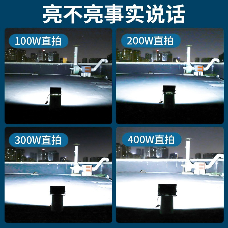 led投光灯射灯户外防水工地车间厂房照明灯室外探照灯强光庭院灯 - 图2